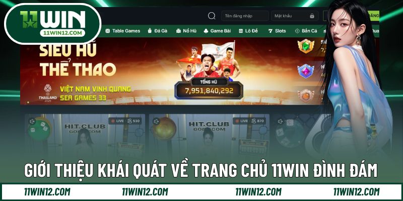 Khái quát tổng quát thông tin về trang chủ 11WIN
